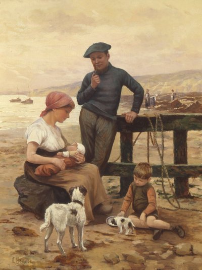 En fisker og hans familie av Albert Besnou