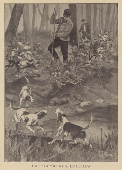 Jakt på oter av Albert Besnou