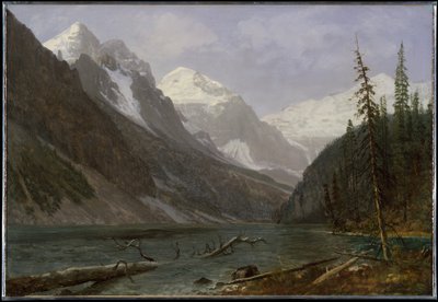 Canadiske Rocky Mountains (Lake Louise) av Albert Bierstadt