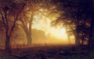Golden Light of California av Albert Bierstadt