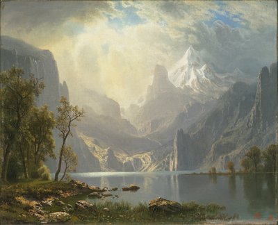 I Sierras / Lake Tahoe av Albert Bierstadt