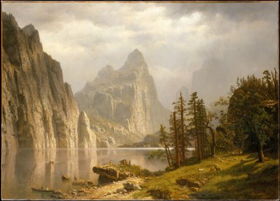 Merced River, Yosemite-dalen av Albert Bierstadt