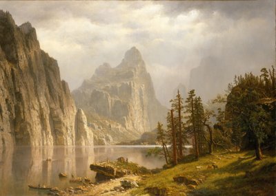 Merced River, Yosemite Valley av Albert Bierstadt