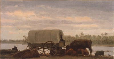 Middag på Platten av Albert Bierstadt