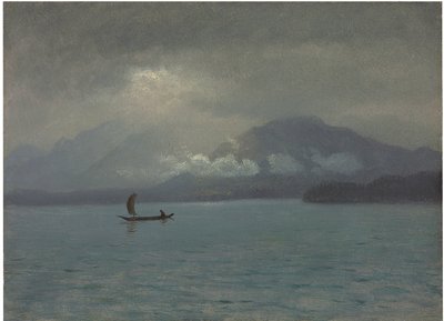 Nordvestkysten, ca. 1889 av Albert Bierstadt