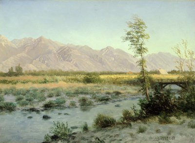 Prærielandskap av Albert Bierstadt