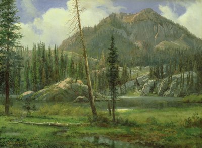 Sierra Nevada-fjellene av Albert Bierstadt