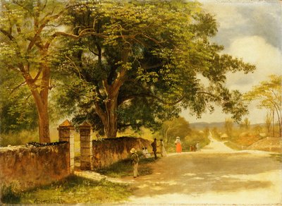 Gate i Nassau, ca. 1878 av Albert Bierstadt
