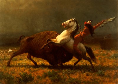 The Last of the Buffalo, ca. 1888 av Albert Bierstadt