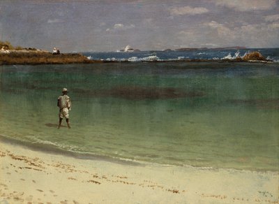 Kystscene i Vestindia av Albert Bierstadt