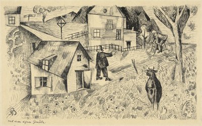 Feierabend (feriekveld) av Albert Bloch