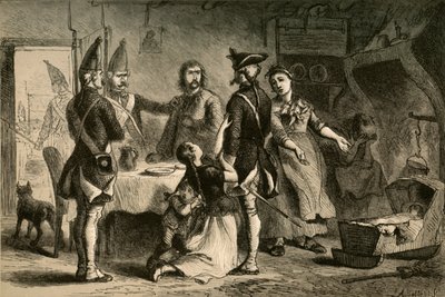 Verneplikt av tyske soldater til tjeneste i Amerika, 1877. av Albert Bobbett