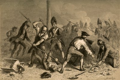 Defense of the Liberty Pole i New York, 1877. av Albert Bobbett