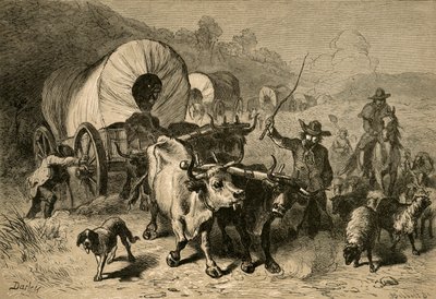 Emigrasjon til det vestlige landet, 1877. av Albert Bobbett