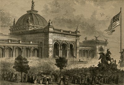 Åpning av hundreårsutstillingen, 4. mai 1876, 1878. av Albert Bobbett