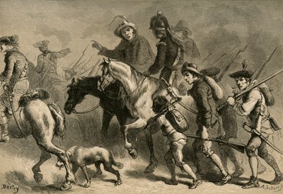 Uprising of the New England Yeomanry, 1877. av Albert Bobbett