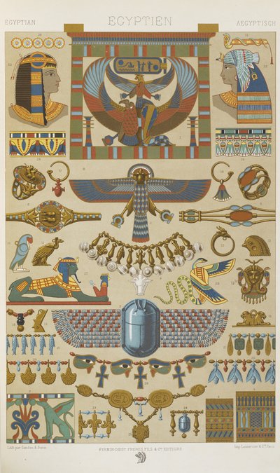Egyptisk, plate 4 fra 