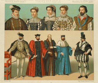"Le Costume Historique" (The Complete Costume History) av Auguste Racinet, IV bind av Albert Charles August Racinet