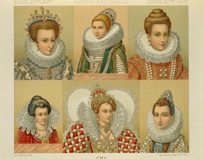 "Le Costume Historique" (The Complete Costume History) av Auguste Racinet, bind IV av Albert Charles August Racinet