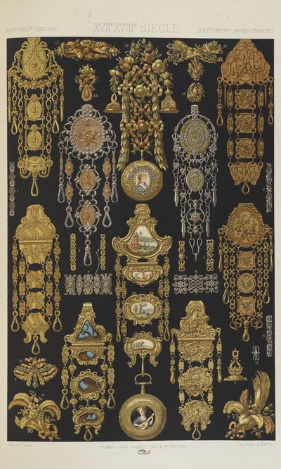 XVII and XVIII Centuries, plate 94 fra 