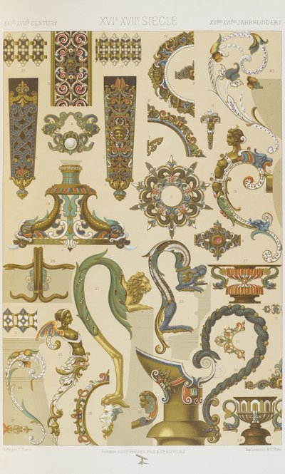 XVI og XVII Centuries, plate 62 fra 