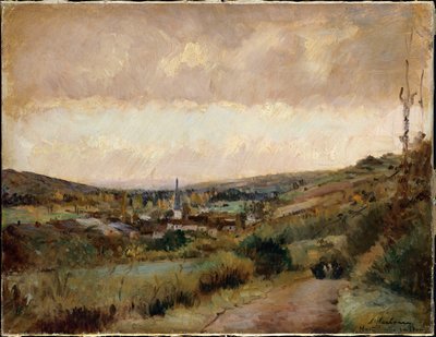 Siste høstdager i Hondouville-sur-Iton av Albert Charles Lebourg