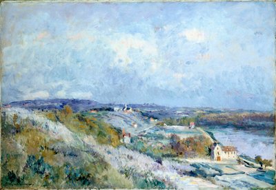 The Fields of Herblay om våren av Albert Charles Lebourg