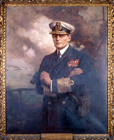 Admiral of the Fleet, Earl Beatty, 1920 av Albert Chevallier Tayler