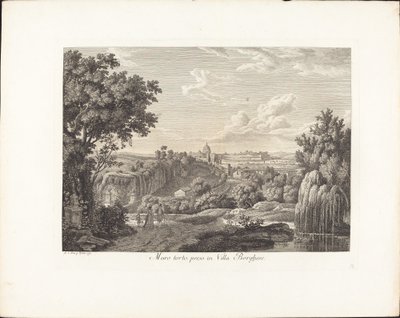 Feil vegg, tatt i Villa Borghese av Albert Christoph Dies