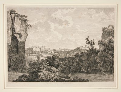 The Baths of Caracalla, Roma av Albert Christoph Dies