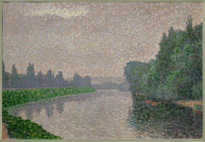 Marne ved daggry av Albert Dubois-Pillet