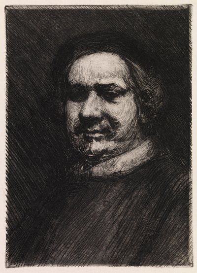 Portrett av Rembrandt, kopi etter Rembrandt av Albert Edelfelt