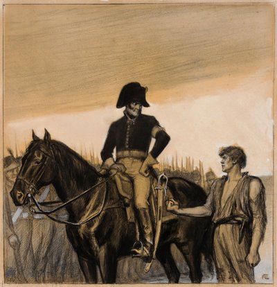 «Denne knyttneven er min beskyttelse» (originalillustrasjon til «Tales of Ensign Stål») av Albert Edelfelt