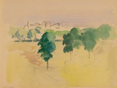 Bybilde av Albert Edelfelt