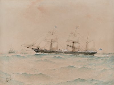 African Royal Mail Steamer, Lagos,  Dyson Weston-sjef av Albert Ernest Markes