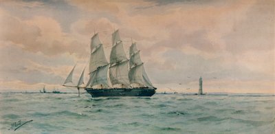 Seascape, c1895 av Albert Ernest Markes