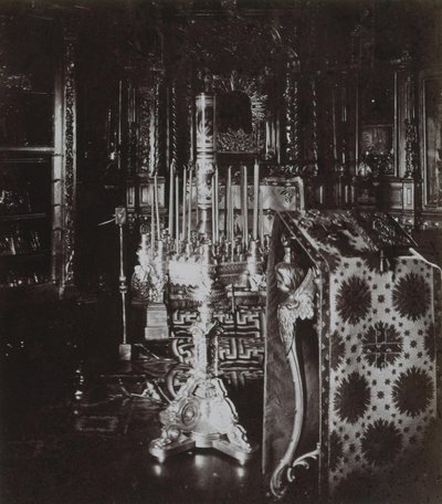 Huskapell ved hytta til Peter den store i Petersburg, 1872 av Albert Felisch
