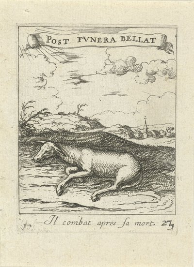 dødt esel Moralizing Love Emblems (serietittel) Devises et emblesmes d