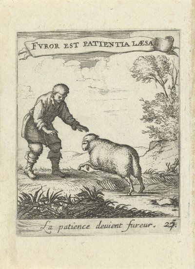 Landskap med mann og sau Moralizing Love Emblems (serietittel) Devises et emblesmes d