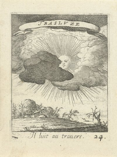 sol bak skyer Moralizing Love Emblems (serietittel) Devises et emblesmes d