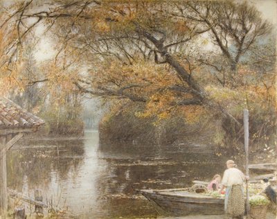 Høstglød av Albert Goodwin
