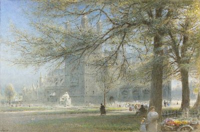 Exeter katedral av Albert Goodwin