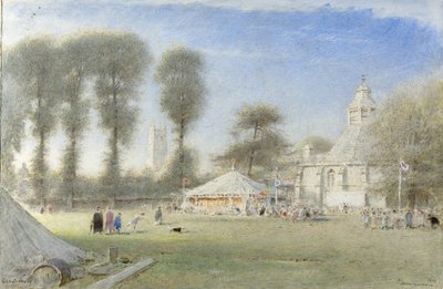 Glastonbury av Albert Goodwin