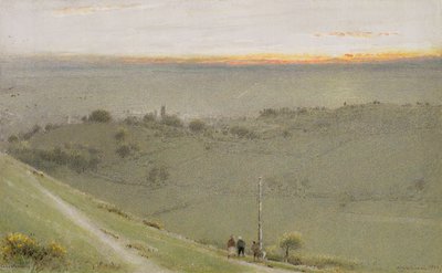 Glastonbury, 1924-25 av Albert Goodwin
