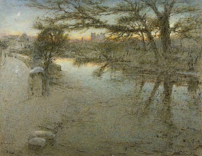 Riverside, Ripon av Albert Goodwin