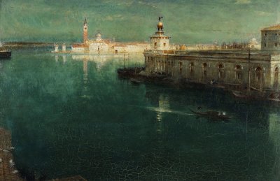 St. Giorgio fra Housetops, 1905-1906 av Albert Goodwin