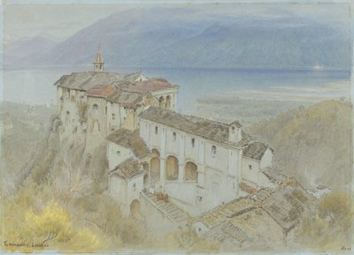 Klosteret, Locarno av Albert Goodwin