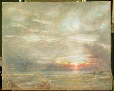 Venezia fra den hebraiske kirkegården av Albert Goodwin