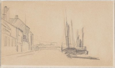 Helsingør havn av Albert Gottschalk