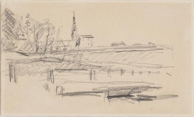 Kronborg sett fra vest av Albert Gottschalk